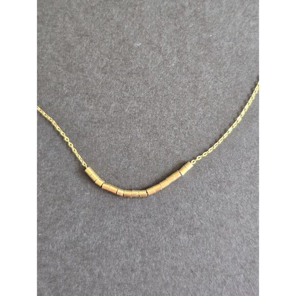 Unbranded Jewelry - 14K Yellow Gold Filled Necklace with Tubes 23"